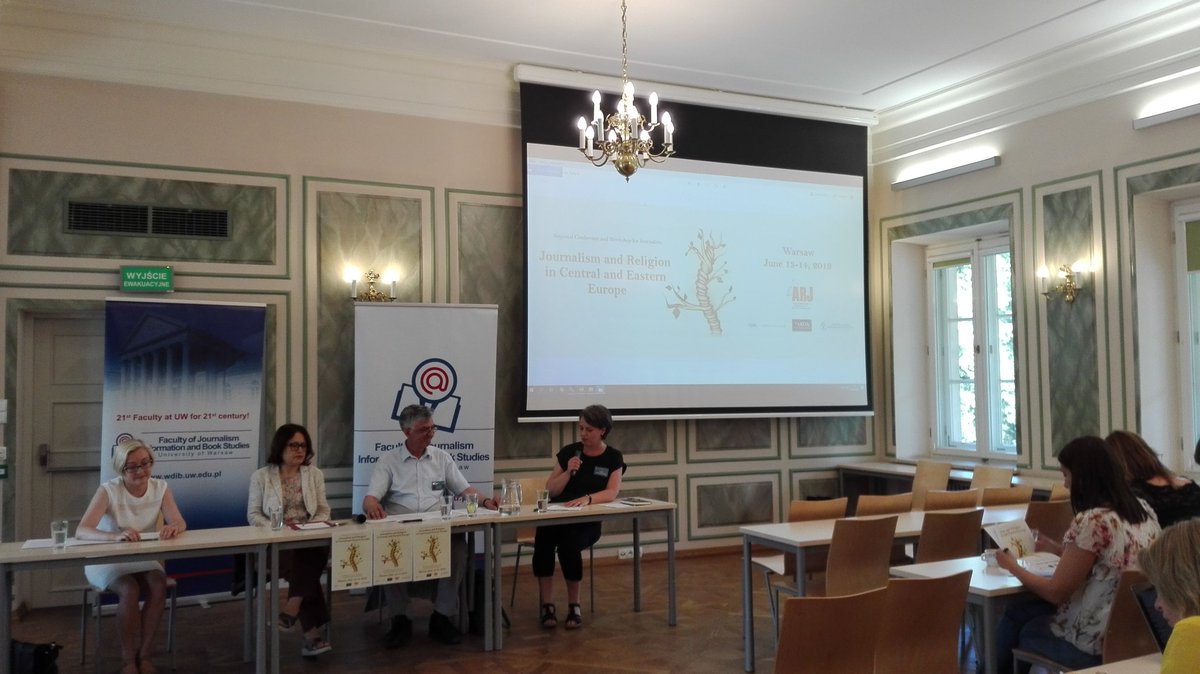 At #IARJWarsaw Conference, the #ARDA <a href="/ReligionData/">theARDA.com</a> public session is getting started, with professors Garbowski, Merdjanova and Glowacka-Grajper, moderated by <a href="/AstridDN/">Astrid D Norheim</a> at <a href="/UniWarszawski/">Uniwersytet Warszawski</a> <a href="/RJournalists/">Religion Journalists</a> <a href="/eu_are/">European Academy of Religion</a> #Religion #Scholars #Research