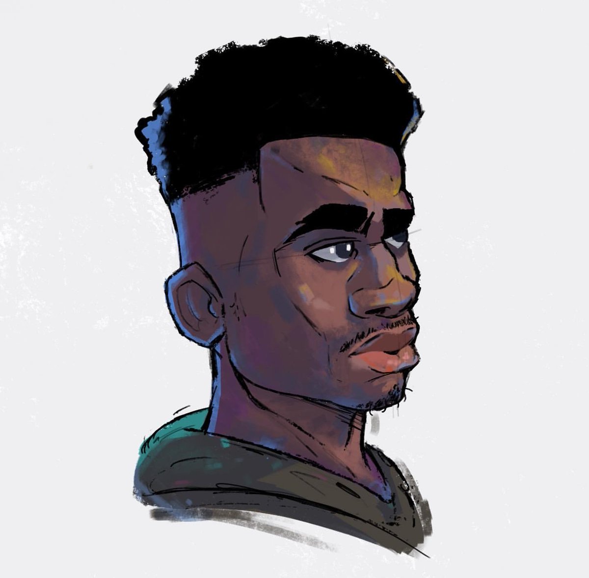 Self Portrait Drawing Background Ideas