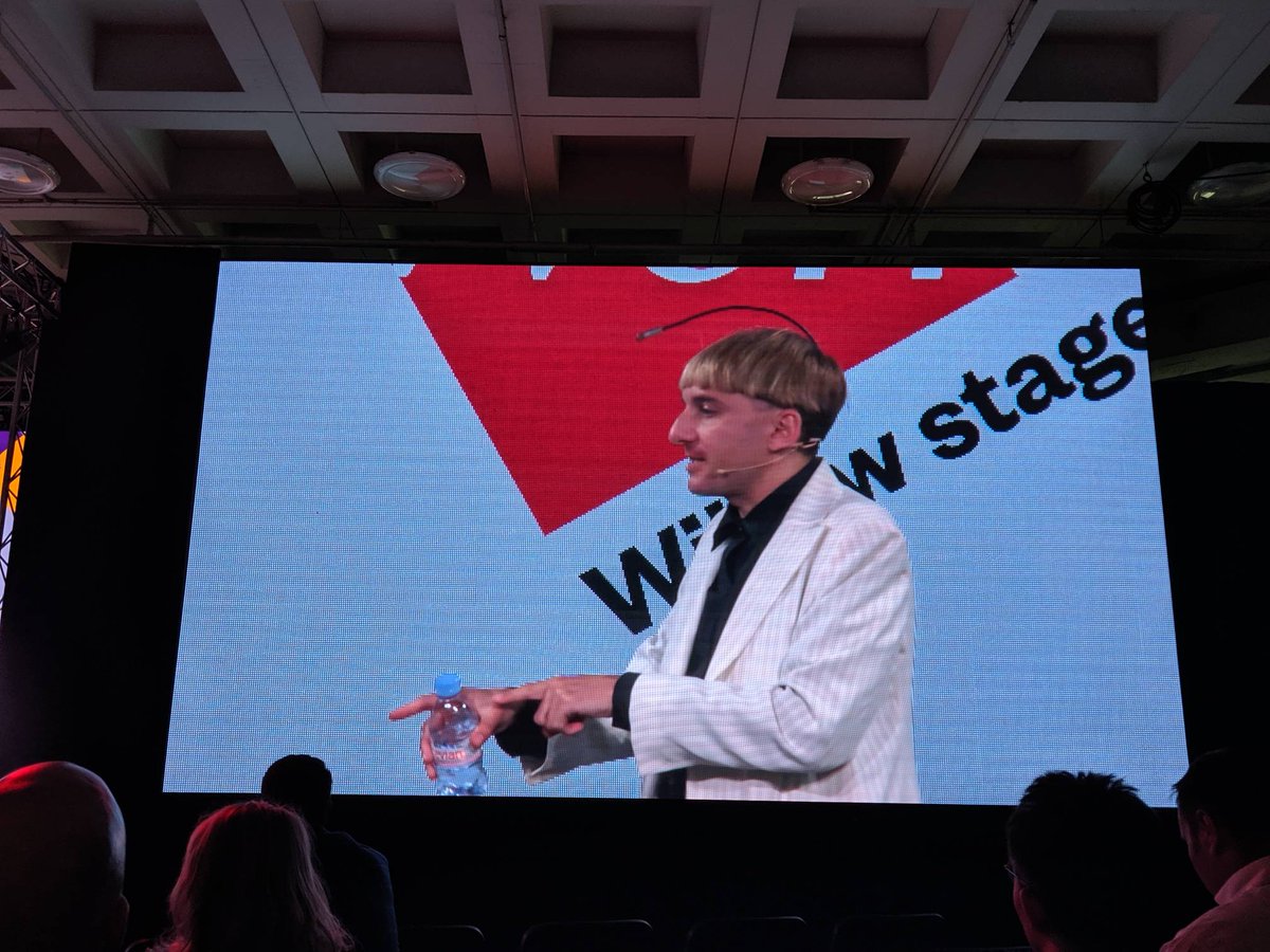 'Having new senses that other species have will help us connect with them.' Technology will allow us to connect with nature and the earth <a href="/NeilHarbisson/">Neil Harbisson</a> #FestivalofWork