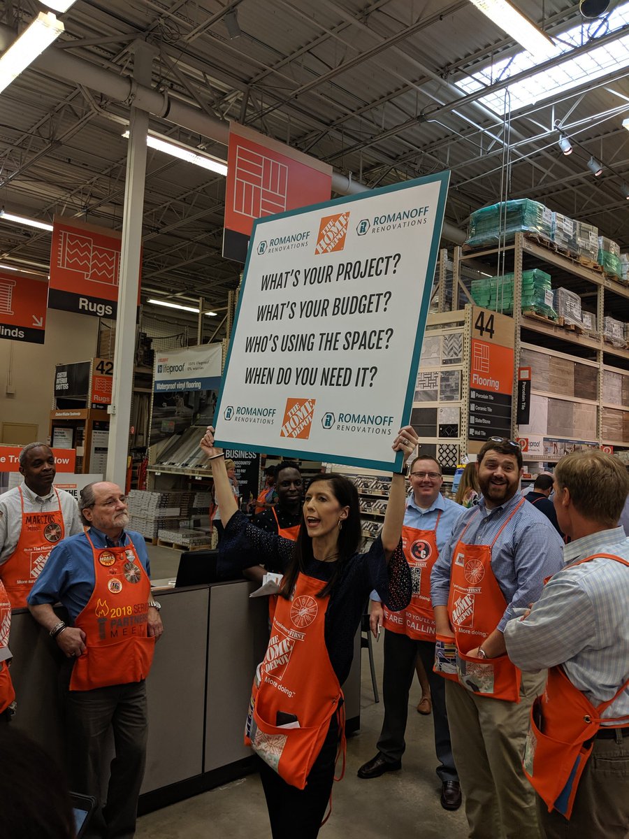DaveProDude's tweet photo. RVP walk for D23! Learning a lot. "Will you be the reason one of your associates falls in love with Home Depot?" @cmcclintock22 @MarkCoxHD @KMTovey @ChrisBergHD @algerlmalone @billyHDASM https://t.co/qwPa9jxw6B