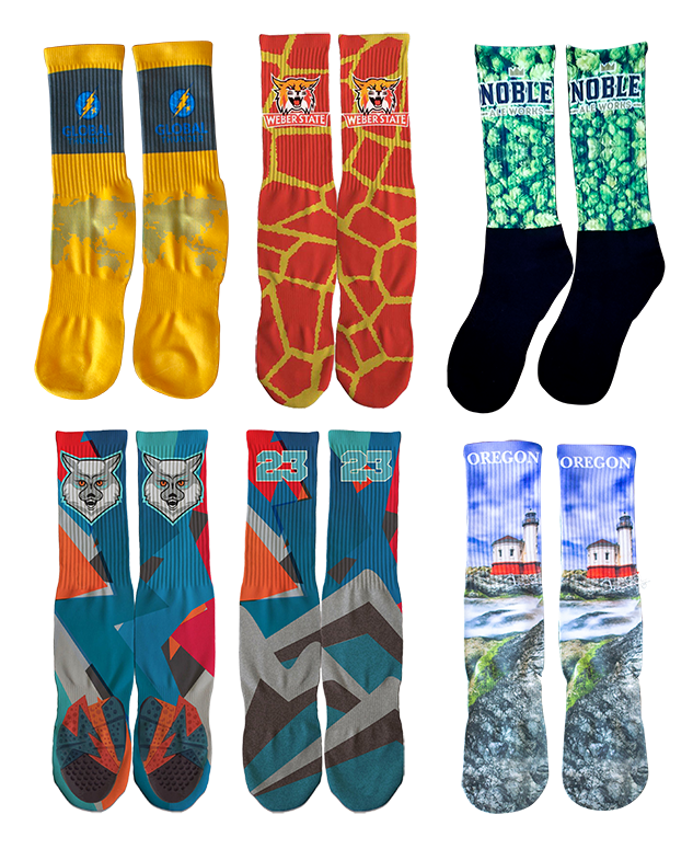 InnoPackUSA's tweet photo. Full-Color sublimated socks, only 12 needed to start your order promotion! Simple logos to clients own artwork, InnoPackUSA has got you covered. 👍 https://t.co/2i7eqr6Y67