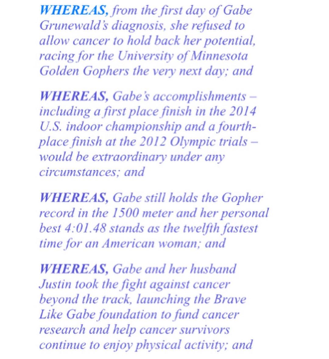 ChrisChavez's tweet photo. Minneapolis Mayor @Jacob_Frey announced June 12th will be recognized as Gabe Grunewald Day to honor her legacy.

https://t.co/T2nKemM3XM

#BraveLikeGabe https://t.co/iv6yrjqY1d