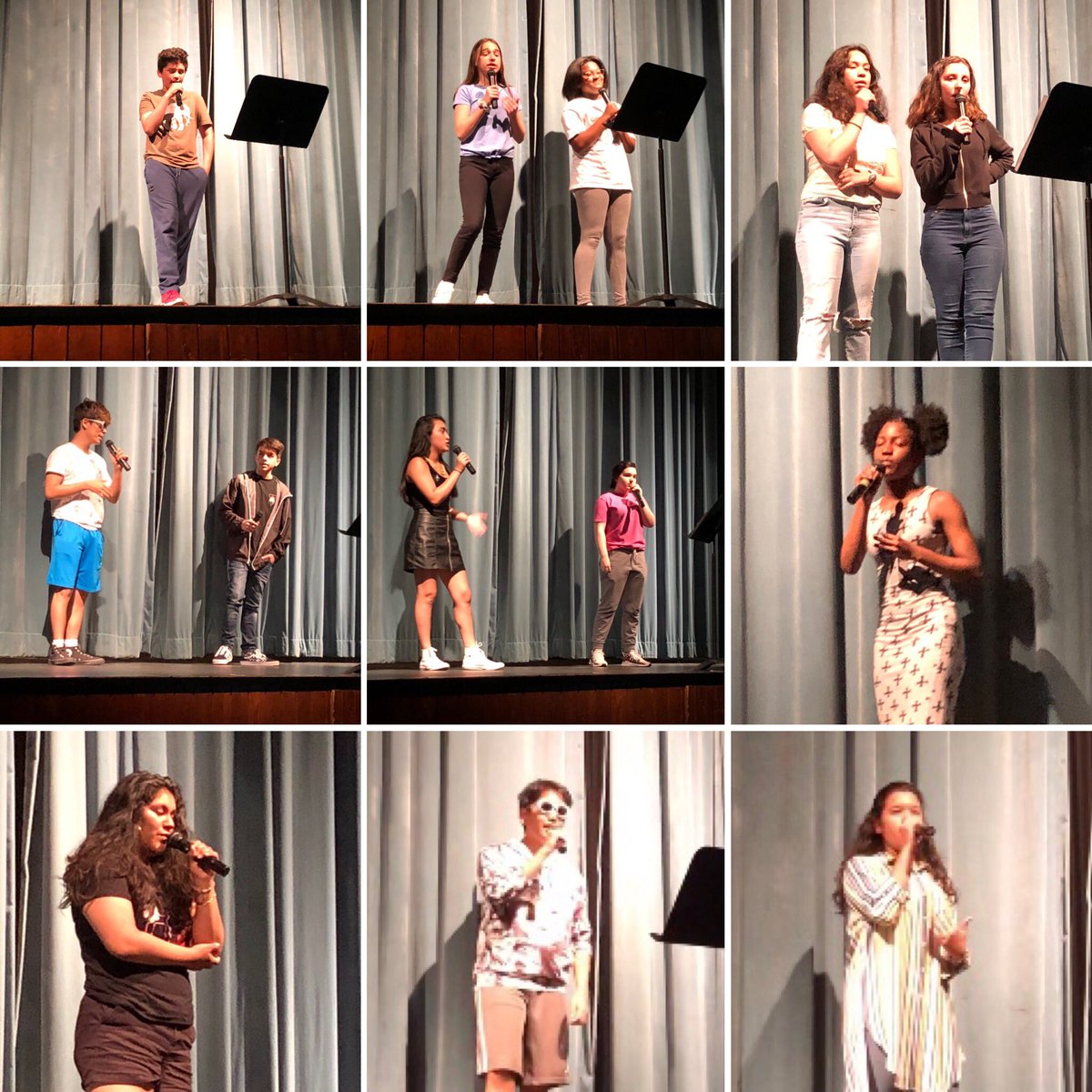 DeSimone227's tweet photo. Can’t say enough about the brave poets from yesterday’s 8th grade slam. Thank you for inspiring us with your words and your courage! Keep writing! @dmcrouch59 #RippIB #ProudTeacher https://t.co/tuCyHjFWod