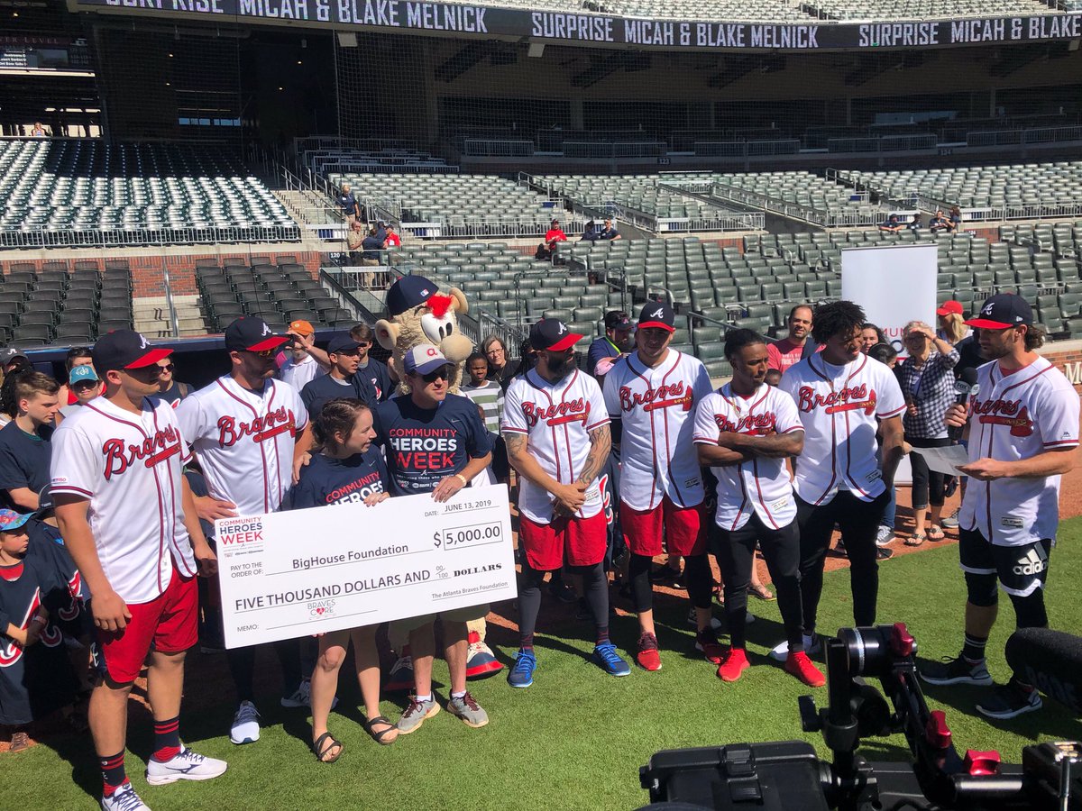 Braves's tweet photo. BigHouse Foundation was founded in 2009 as the dream of two college students to impact the world of foster care in a positive way. BigHouse now focuses on serving families in two ways, by providing resources and building relationships. https://t.co/yFctZYAYVA