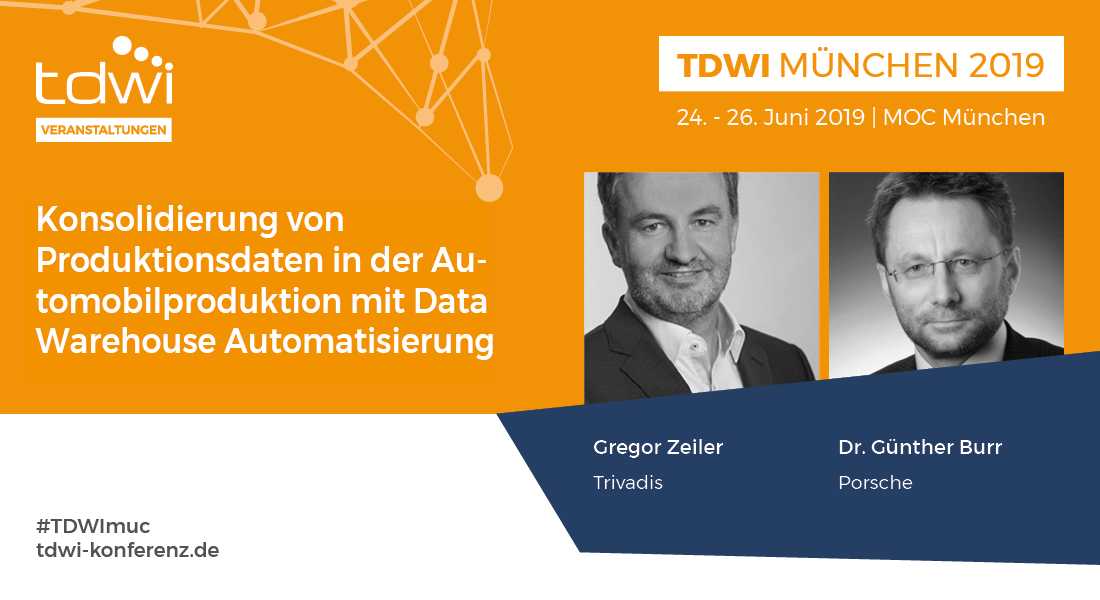 biGENIUS_DWA's tweet image. Join join our very own Gregor Zeiler and Dr. Günther Burr from Porsche AG for a session about consolidation of automotive production data with Data Warehouse Automation - 25. June, 11:25 - 12:00, TDWI Münich


bit.ly/2KhoTqu


#TDWImuc #DWAutomation #dataanalytics