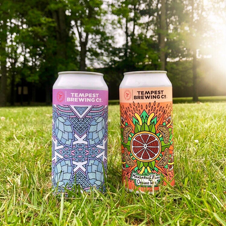 How stunning is the artwork for our two new cans by <a href="/denholmandrew/">Andrew Denholm</a> 🔥⠀
Both pouring tonight at <a href="/Jolly_Judge/">Jolly Judge</a> - get down there and let us know what you think! 🍻
You can read our latest blog behind our two newest releases by clicking here: tempestbrewco.com/blog/mandarin-…