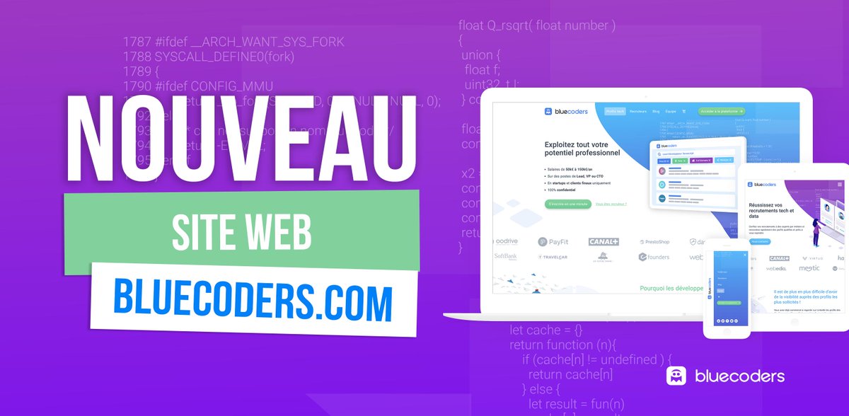bluecoders's tweet photo. Le nouveau site de Bluecoders est en ligne ! Un grand bravo à nos équipes créa et tech pour ce travail colossal 👉 https://t.co/3uYFhLJr4t
#webdev #website #crea #tech #bluecoders #recruitment #headhunter https://t.co/EBGg1AWwnZ