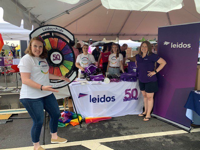 LeidosInc's tweet photo. We've got a lot of ❤️ for our #TeamLeidos colleagues who were on hand to #shhhOUT it out loud at last weekend's @CapitalPrideDC Parade in Washington, DC 🏳️🌈💜
Learn why we're dedicated to serving the needs of the LGBTQIA+ community ➡️ https://t.co/HPynyGLGHK https://t.co/LZ25alZoBy