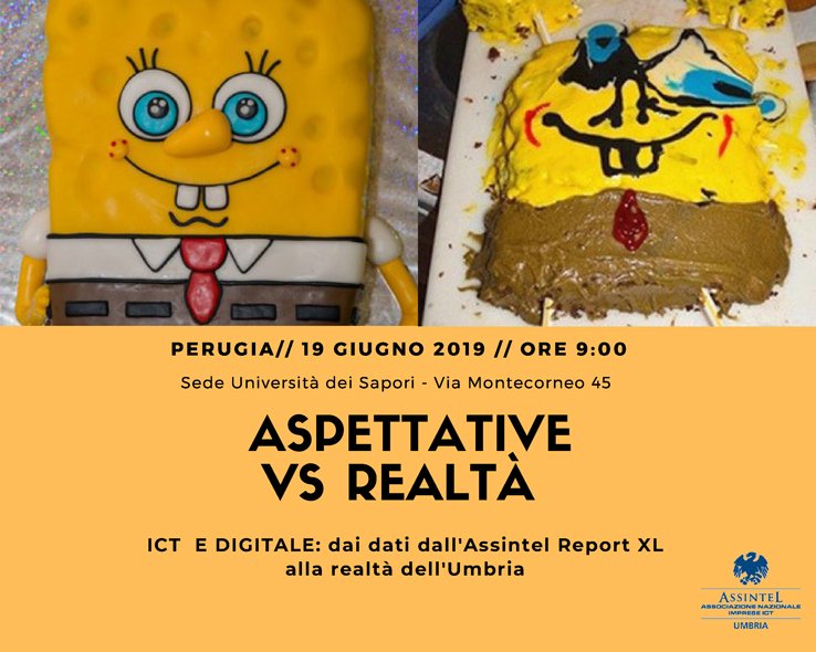 Assintel's tweet image. #ICT e #digitale, dove va il mercato? Il 19 giugno a Perugia i dati regionali tratti da #assintelreport19 e le riflessioni per la nostra business community  territoriale. Iscriviti qui:  ow.ly/lXHx50uD59E @ConfcommercioUm