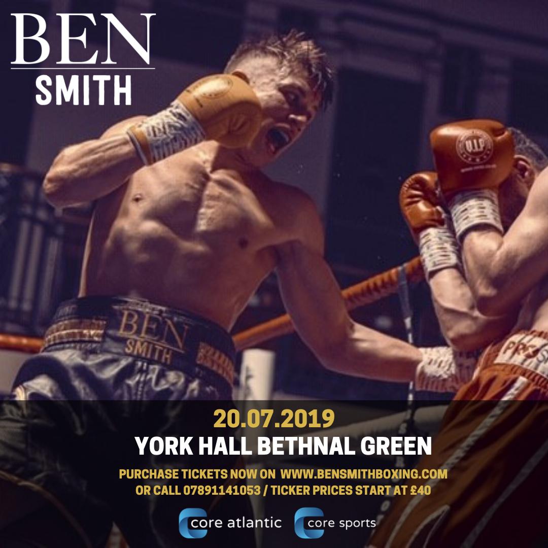 CoreGroup_UK's tweet photo. New fight date: 20th July 2019!π₯
Get your tickets on https://t.co/b080pjaVzR and support Ben.
We are so excited to see this one.
#BenSmith #TeamSmith #CoreAtlantic #Sponsors #Recruitment #Passion #Motivation https://t.co/jSrZo33pyc