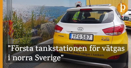 I Umeå finns Sveriges nordligaste tankstation för vätgasdrivna  bränslecellsfordon. Den är unik, inte bara för att det är den  nordligaste, utan även för att den anpassad efter ett arktiskt klimat.  Läs mer: iperspektiv.se/5.4a7c803116a2…