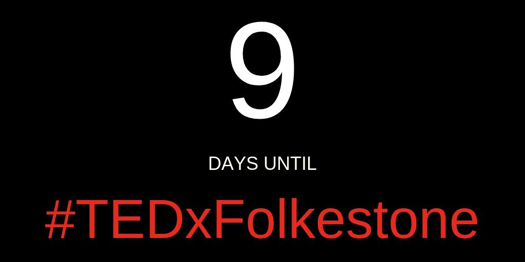 NINE days to go until our speakers take to the stage at the Folkestone Quarterhouse. We can't wait to hear what they have to say about #AReimaginedFuture @Quarterhouse_UK #TEDxFolkestone #Folkelife