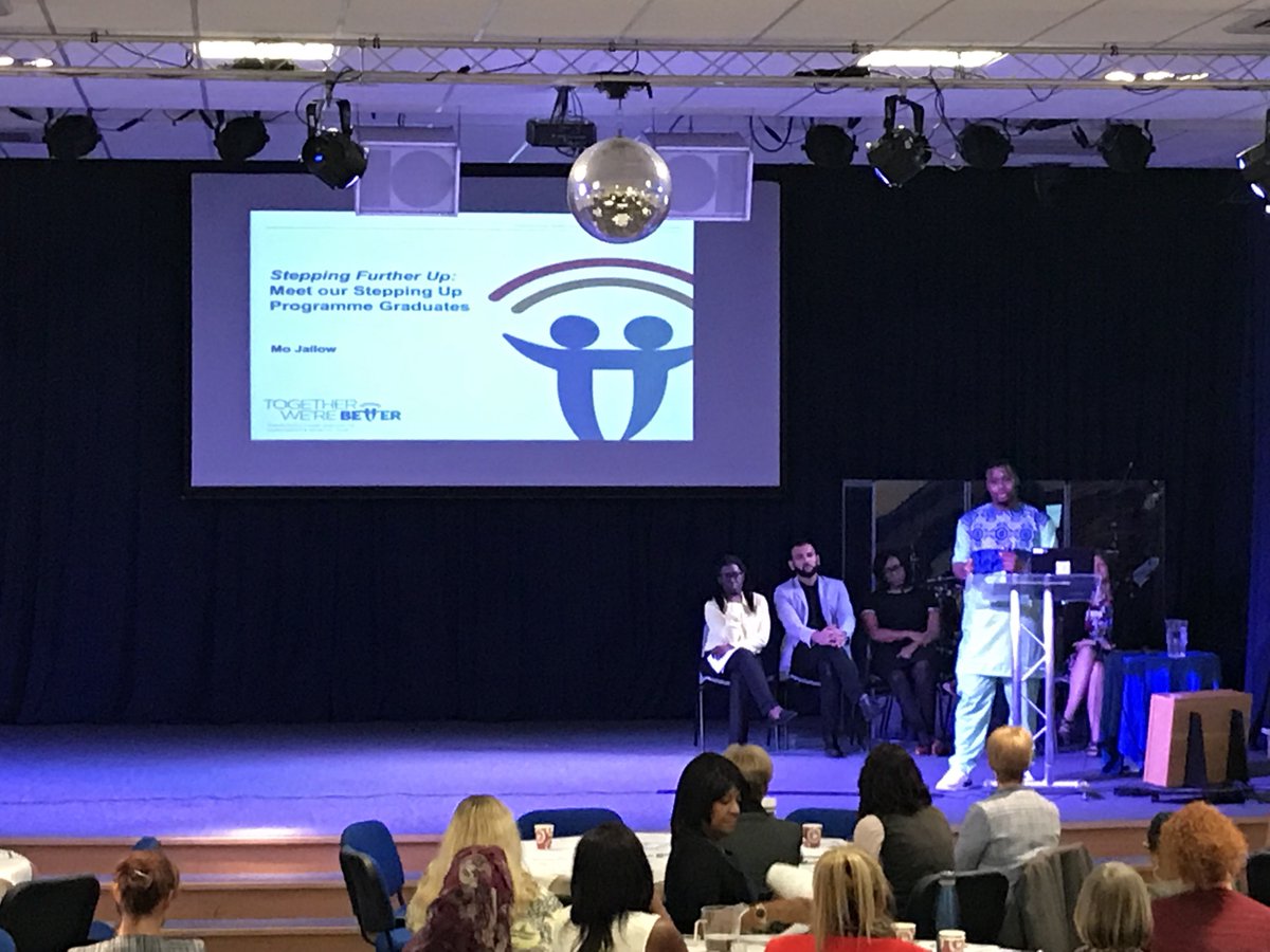 CombinedNHS's tweet photo. Thank you to all of the Stepping Up Programme graduates; “personal stepping up journeys and life after the stepping up programme”.
#AcceleratorEvent #combinedNHS @lesleyfaux 👏🎉 https://t.co/Eu8Jl6af4d