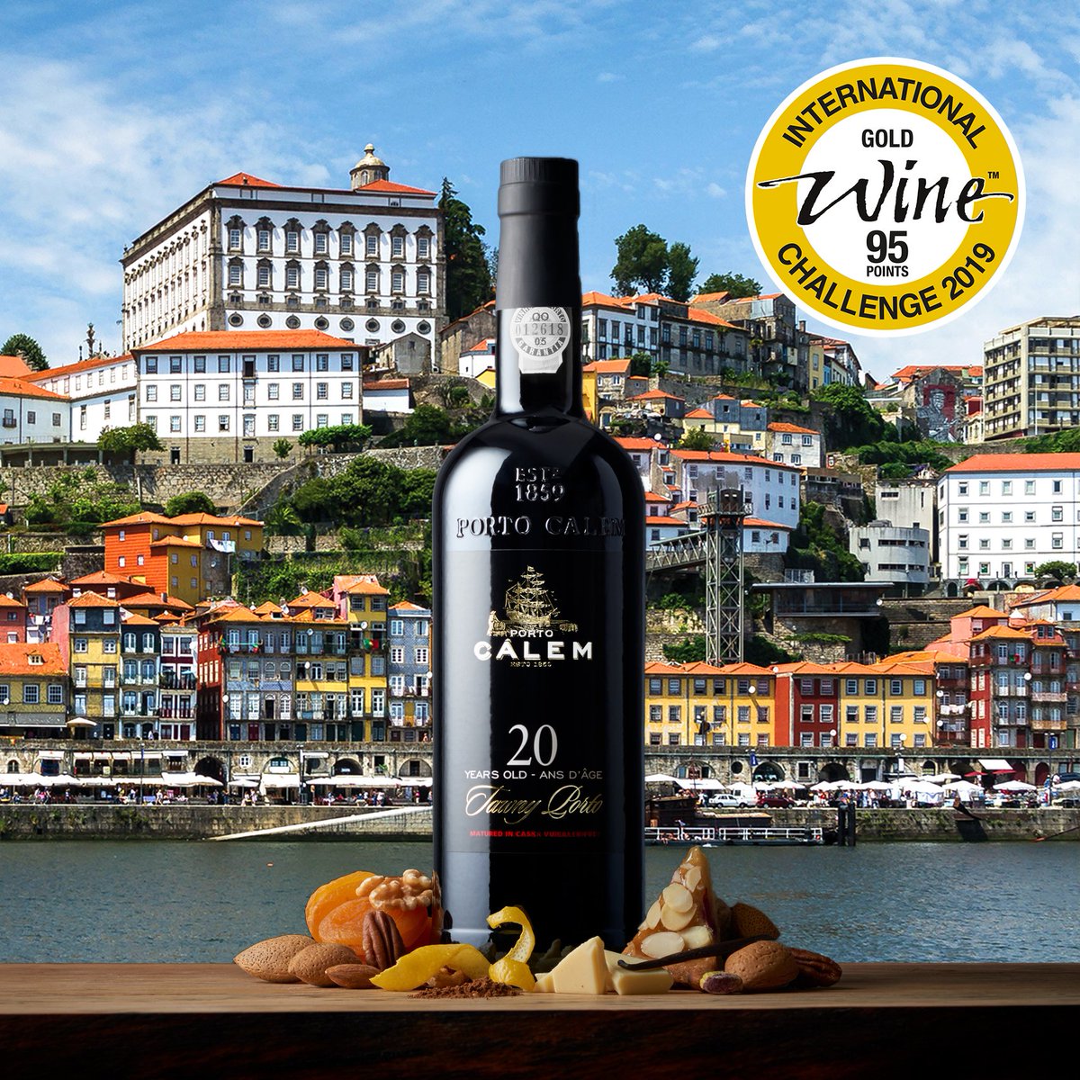 Father’s Day Gift Idea No.3
Spoil your dad with Cálem 20yr Tawny Port, if he is a #portlover! Cálem 20yr Tawny also won the Gold Winner for 2019 IWC with 95 points. 

“Rich on the nose with walnuts and concentrated dried fruit. Vibrant &amp; intense with a lovely, lingering finish.”