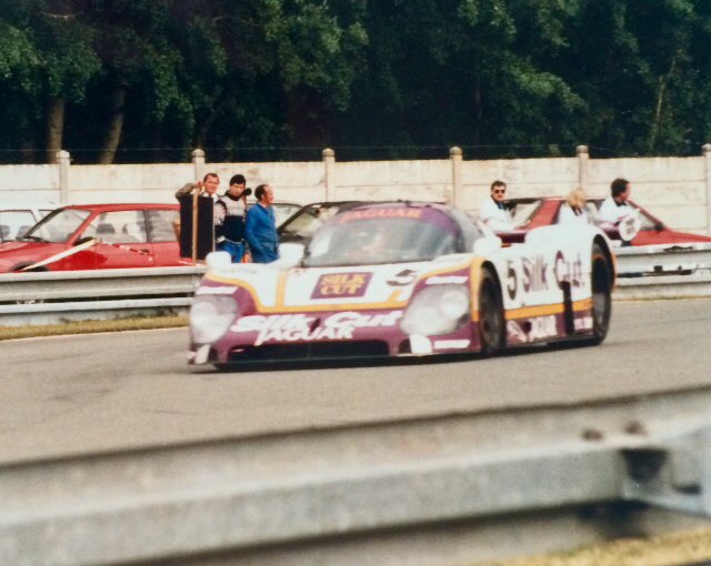 whale_chris's tweet image. My first visit to Le Mans, abiding memory the lights, the noise reverberating off the concrete stands, &amp;amp; smells around the track, but moreover the gorgeous Jaguar livery,  been a fan ever since, what were your best early LM24 memories? @Pitlaneandy #MarriottsMemories #Mobil1RLM