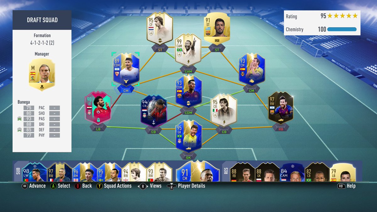 RedRoundy's tweet photo. Has there been higher? So happy with this! #195draft #draft #FIFA19 @MattHDGamer @NepentheZ @Nick28T @bateson87 https://t.co/8awlLl7PLz