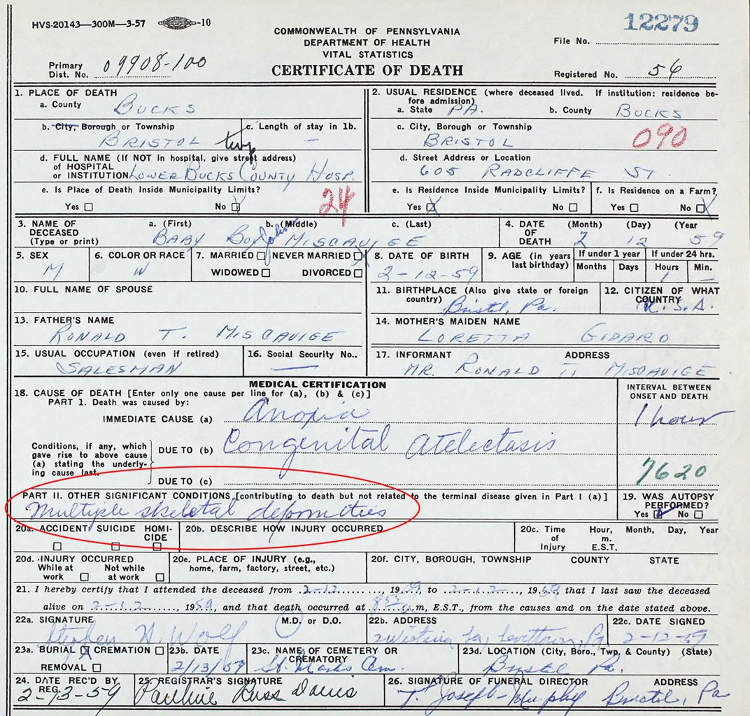 RMiscavigeblog's tweet photo. #RonMiscavige beat Loretta when she was pregnant with their brother John, who died an hour after birth with multiple skeletal deformities, and how their mother always blamed Ron for the death because of the beatings he inflicted on her. https://t.co/8PTo10VifT