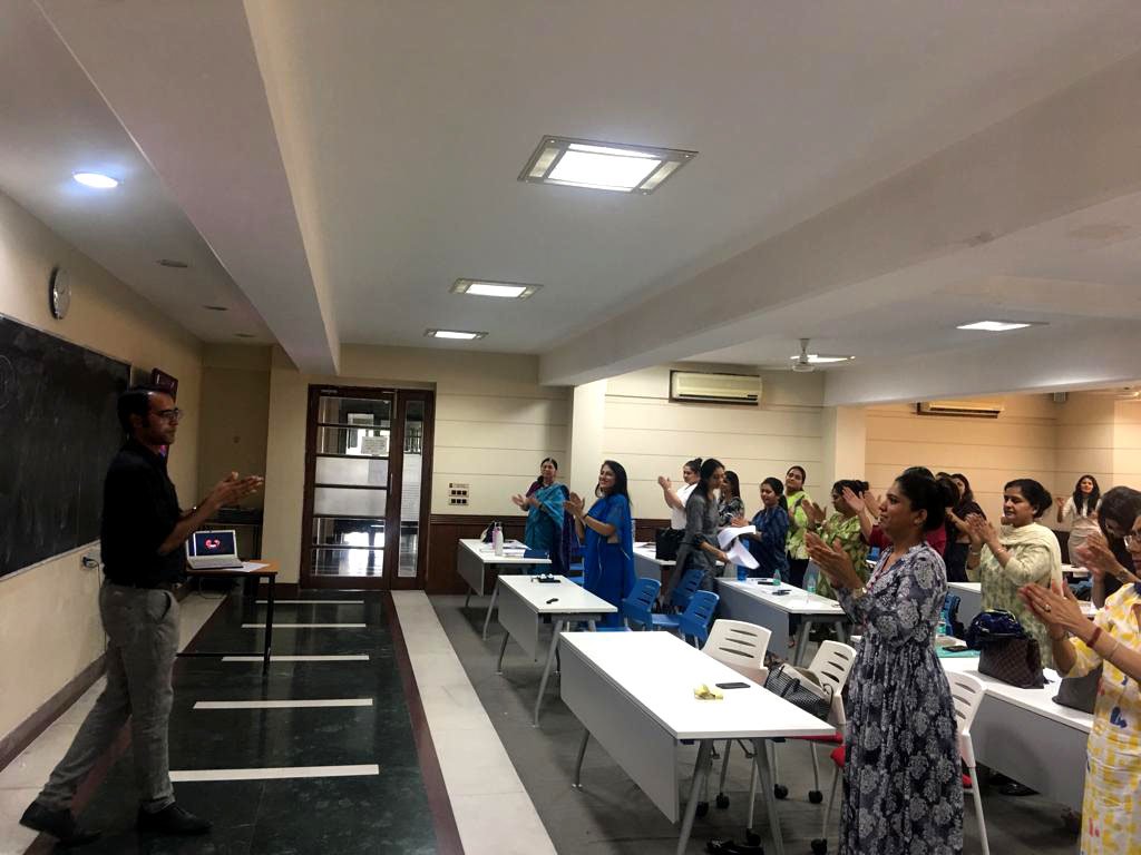 IilmInstitute's tweet photo. A Workshop on Creating Emotionally Intelligent Classrooms for teachers of Banyan Tree School, Lodhi Road was conducted by Prof (Dr) Abha Singh, Director, IILM Center for EI, on June 01, 2019.
#IILMCEI #EmotionalIntelligence #MyIILM #BanyanTreeSchool #empowerpeoplein #Teachers https://t.co/5LMp36mIW4