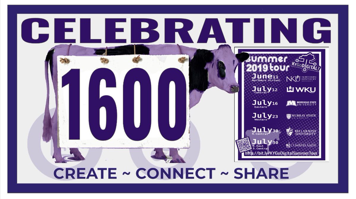 kygodigital's tweet photo. Celebrating 1,600+ KY educators coming together to CREATE - CONNECT - SHARE this summer at #KYGoDigital Summer Tour Regionals! Join in the fun by registering: https://t.co/5Ugv9ud0O5 https://t.co/BGhjJxi4tZ