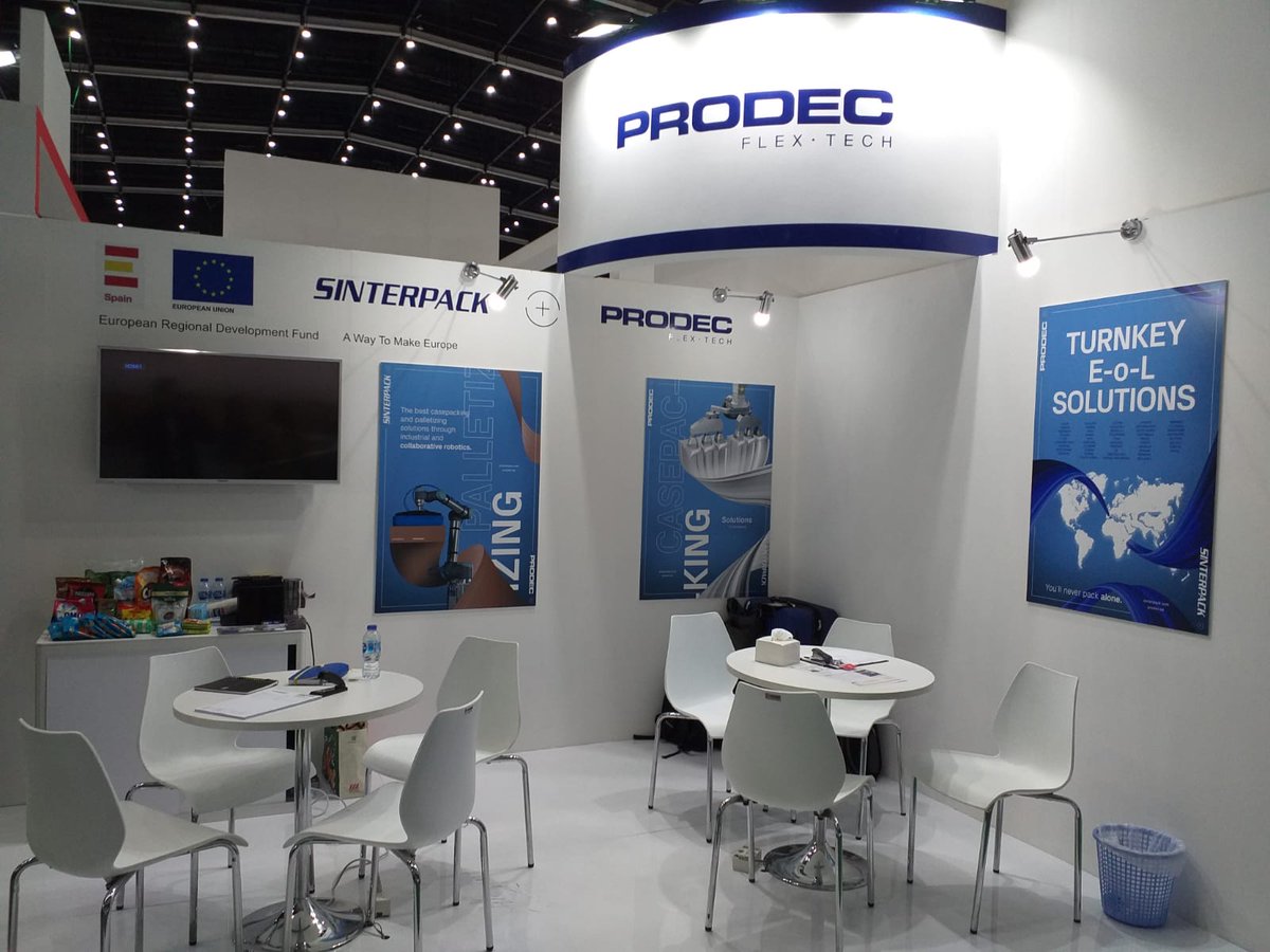 Welcome to PROPAK BANGKOK 2019!
Visit us to know the best turnkey end-of-line solutions!
We are waiting!! Sinterpack &amp; Prodec Stand, AB 21 - Hall 98