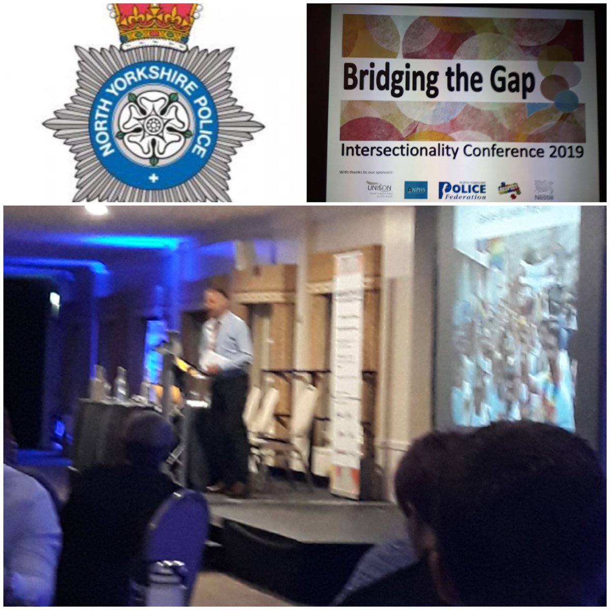 PhilCain199's tweet photo. @StephanieHirst &amp; @KhakanQureshi sharing their personal journeys.
Powerful stories that show how brave they both are but also why it's important to have the support of colleagues in an inclusive work environment.
#BridgingTheGap #Intersectionality @NYorksPolice @NorthYorksFire https://t.co/415bueKr8r