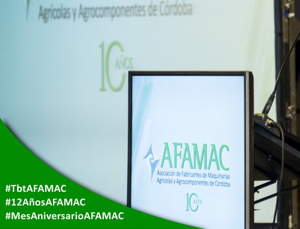 AFAMACArgentina's tweet photo. #MesAniversarioAFAMAC | ¡#SocioAFAMAC mirá el #TbtAFAMAC de hoy! El evento de los 10 años de la Institución. ¿Lo recordás? ¿Estuviste presente? ¡Contanos! Respondé este tweet mencionado o @ a tu empresa, te dará doble chance de ganar en el sorteo. https://t.co/N9zo1UfFZt