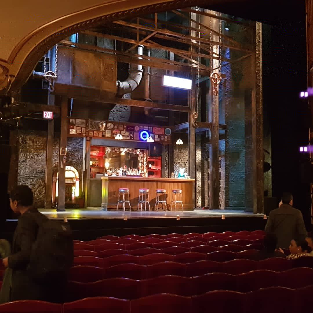 calvinadean's tweet photo. @SweatThePlay was immense. Current, relevant and so powerful with concise direction by @LynetteLinton. These characters are so real and its heart-breaking. Go see, as it's only on for a short time. @DonmarWarehouse #sweatplay #sweattheplay #theatre #london #westend #donmar https://t.co/bBvB5ZNw8Y