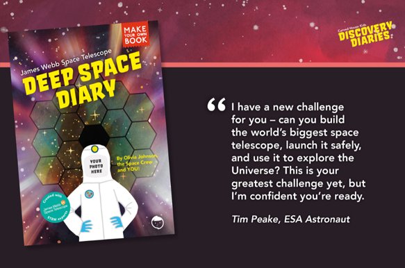 BIS_spaceflight's tweet image. #STEM_News: The #DeepSpaceDiary celebrates the UK’s involvement with the #JamesWebb Space Telescope &amp;amp; encourages students to explore the Universe✨ 
@CurvedHouseKids  &amp;amp; @STFC_Matters are giving away 15,000 free books to UK schools discoverydiaries.org/announcing-the… … … #discoverydiaries🚀