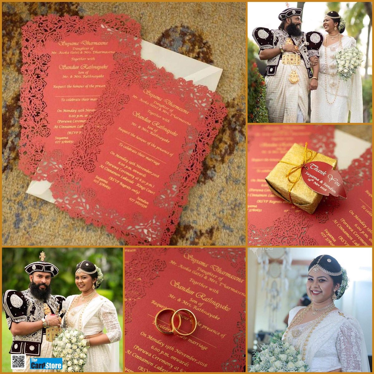 ThecardstoreLk's tweet photo. β₯οΈ Suyama weds Sandun β₯οΈ
Warmest wishes to a fantastic couple. Hereβs to a lifetime of adventure, love, and happiness! Congratulations on your Wedding day!
#weddingcouple #weddinginvitations #lasercutdesign
#TheCardStore #WeCreate_OthersFollow https://t.co/BGQo3FBmxi