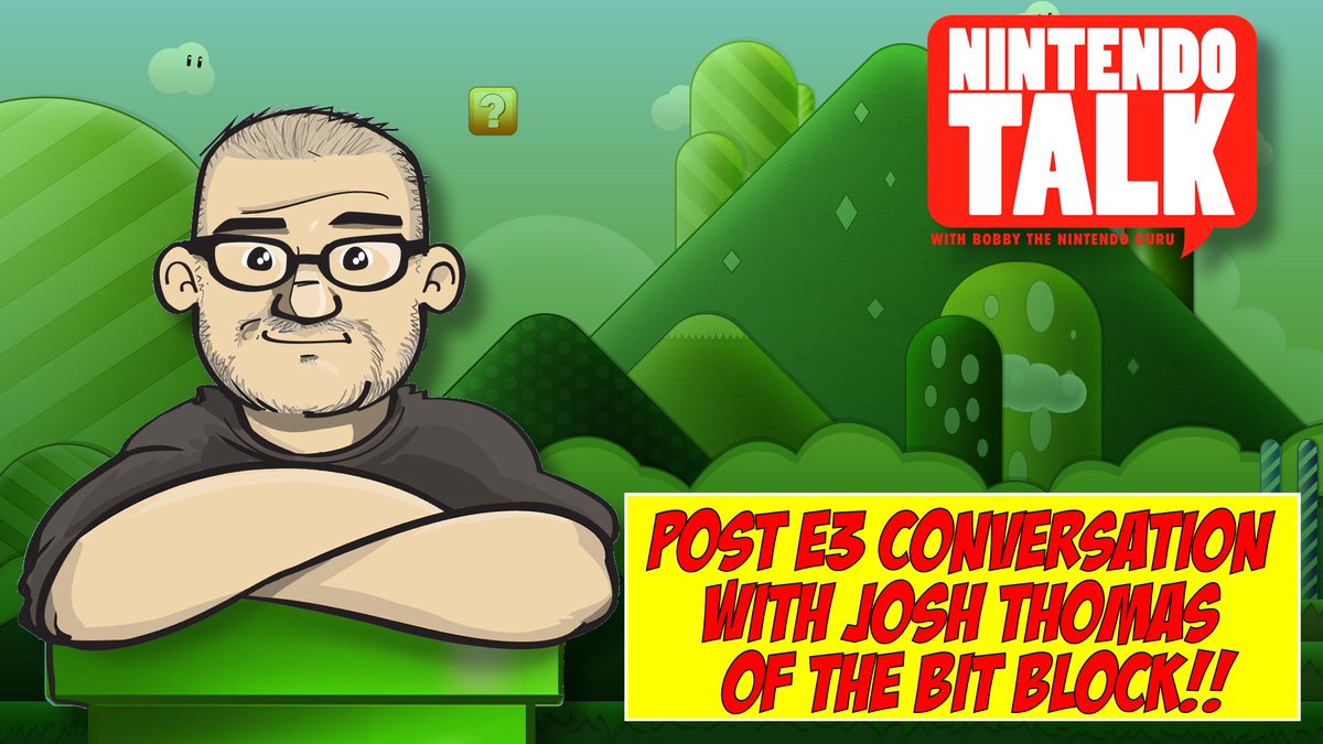 NintendoGurus's tweet photo. Last night I sat down with Josh from #TheBitBlock to talk about #Nintendo and their #E31019 announcements!! Check it out!
https://t.co/QAJCRKgLlG
#NintendoTalk #NintendoDirectE32019 https://t.co/Ehu2w2Nofr