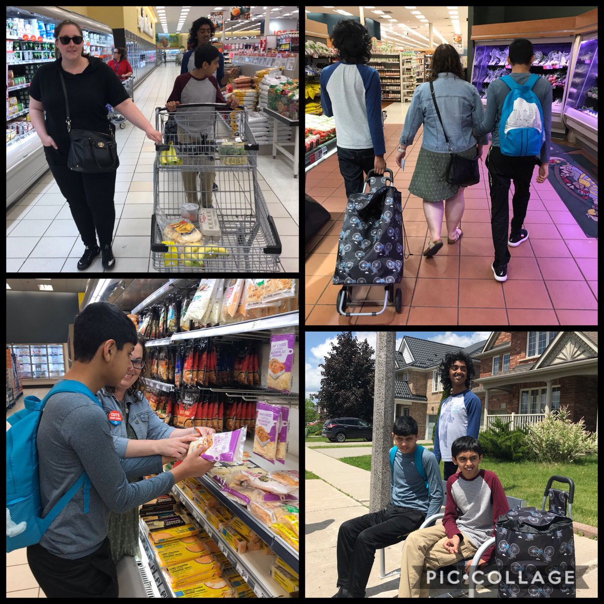 MissLFreedman's tweet photo. Nearing the end of the school year is always bitter sweet. 🗓 We went on our last grocery 🛒 shopping trip of the year. #LifeSkills #TransitTraining #ddasd1 https://t.co/wNzhC5uTUu