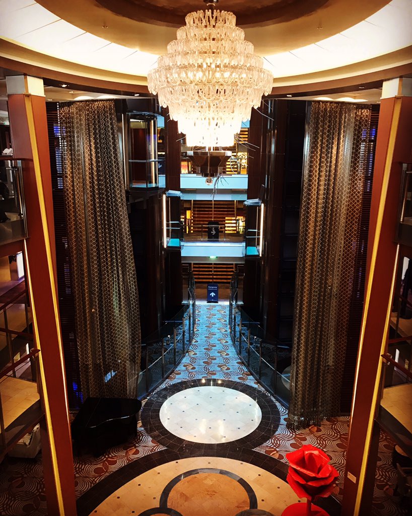 The beautiful atrium onboard <a href="/CelebrityUK/">CASTLE CELEBRITY PRINZ NATHANIEL RICH UK</a> #Reflection in <a href="/DublinPortCo/">Dublin Port</a> today! Did you know you can cruise out of Dublin on her next summer? Watch our social for more throughout the day! 😍 #choosecruise <a href="/CelebrityIre/">Celebrity Cruises Ireland</a>