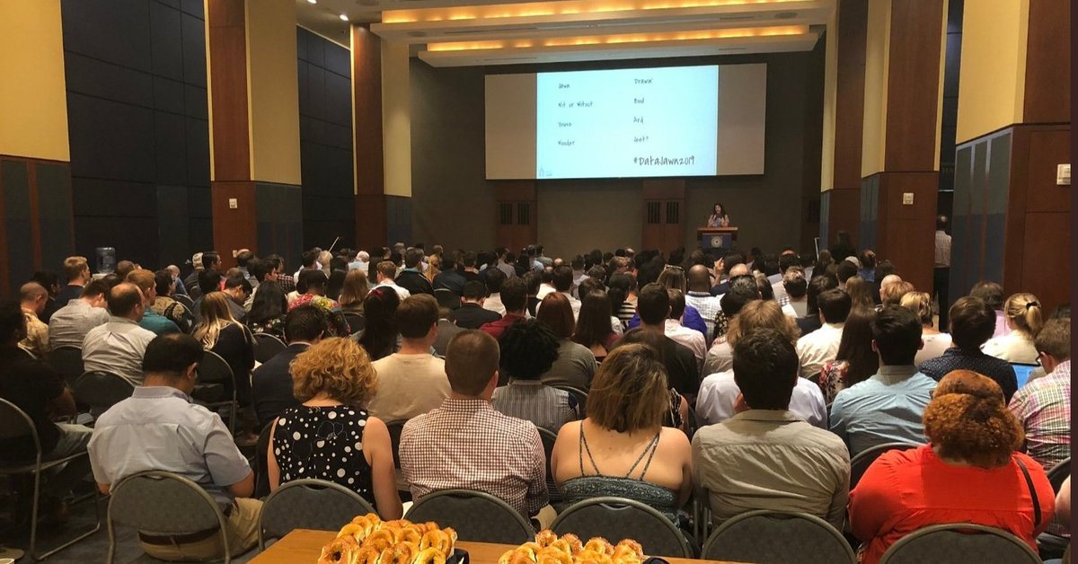 karinwolok's tweet photo. MC'd #DataJawn yesterday. I was in a room of brilliant AND kind people... This is why I got into tech community. I love this city. #Philly https://t.co/DjabZVzD2M