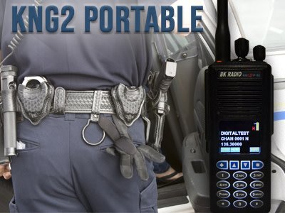 BKTechUSA's tweet image. BK Technologies understands that Police men and women, who work longer shifts, need their two-way communications to be safe and secure, but also reliable. That's why our KNG2 Portable Radio puts in 16+ hours of battery life. #bktechnologies #portableradio #wirelesstechnology