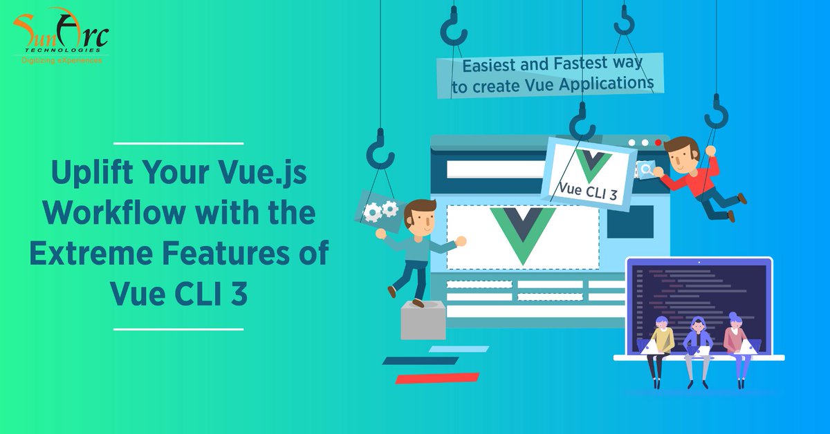 SunArc_tech's tweet image. A quick insight of #VueCLI3
If you're looking to make a scalable Vue app, then this blog gives you a quick overview of some of the best features with Vue-CLI version 3 to help you setup zero configuration #Vuejs apps.
Read more: bit.ly/2KersJZ