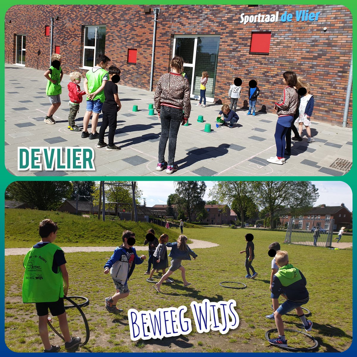 Weer veel kinderen in beweging @BeweegWijs voor en tijdens de pauze op De Vlier <a href="/Gem_Winterswijk/">gemeente Winterswijk</a>. Vooral de activiteiten 'memorie' en 'boompje verwisselen' werden, mede dankzij de inzet van enthousiaste juniorcoaches, druk bezocht. #toppers #speelplezier #iedereeninbeweging