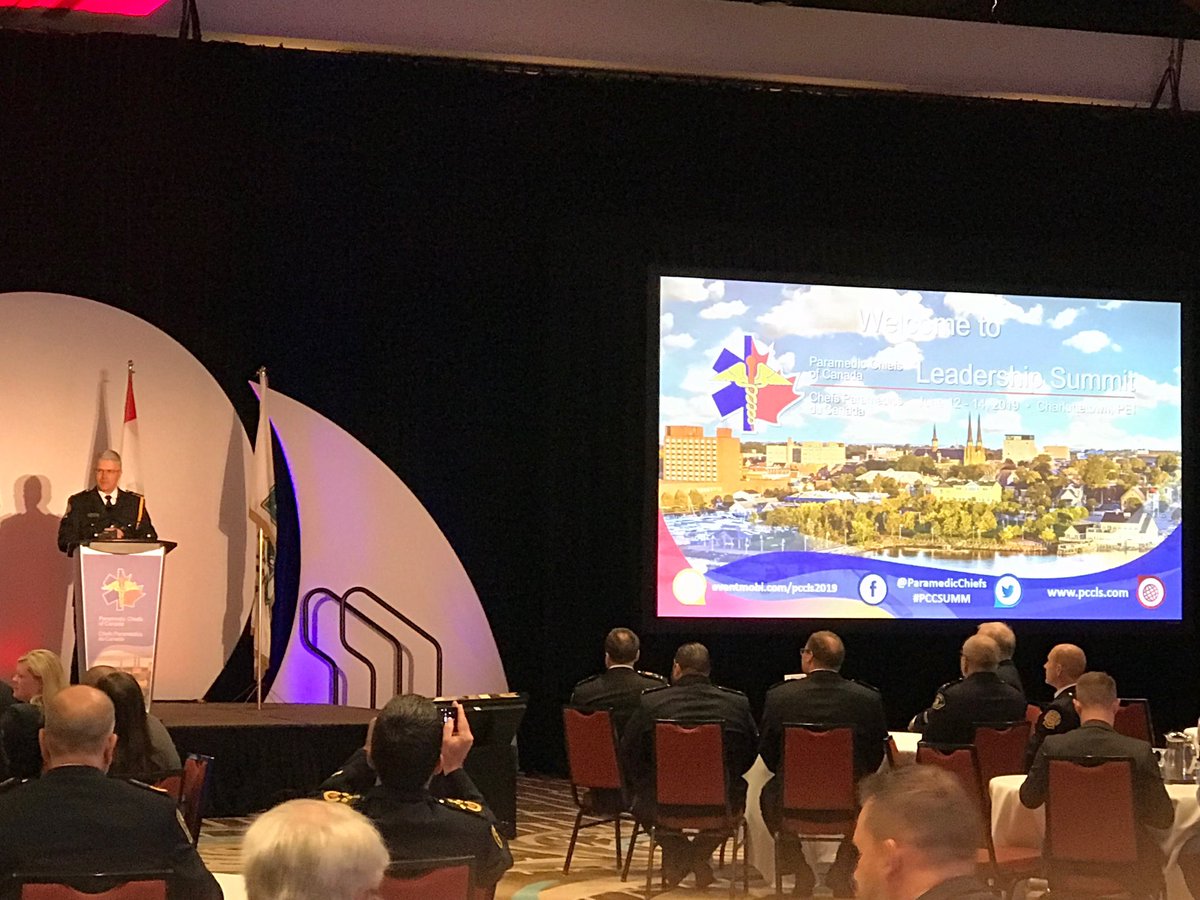 Happy to be at the ⁦<a href="/ParamedicChiefs/">ParamedicChiefs</a>⁩ of Canada 2019 leadership summit.  ⁦<a href="/simcoecountyPS/">COSParamedic Service</a>⁩