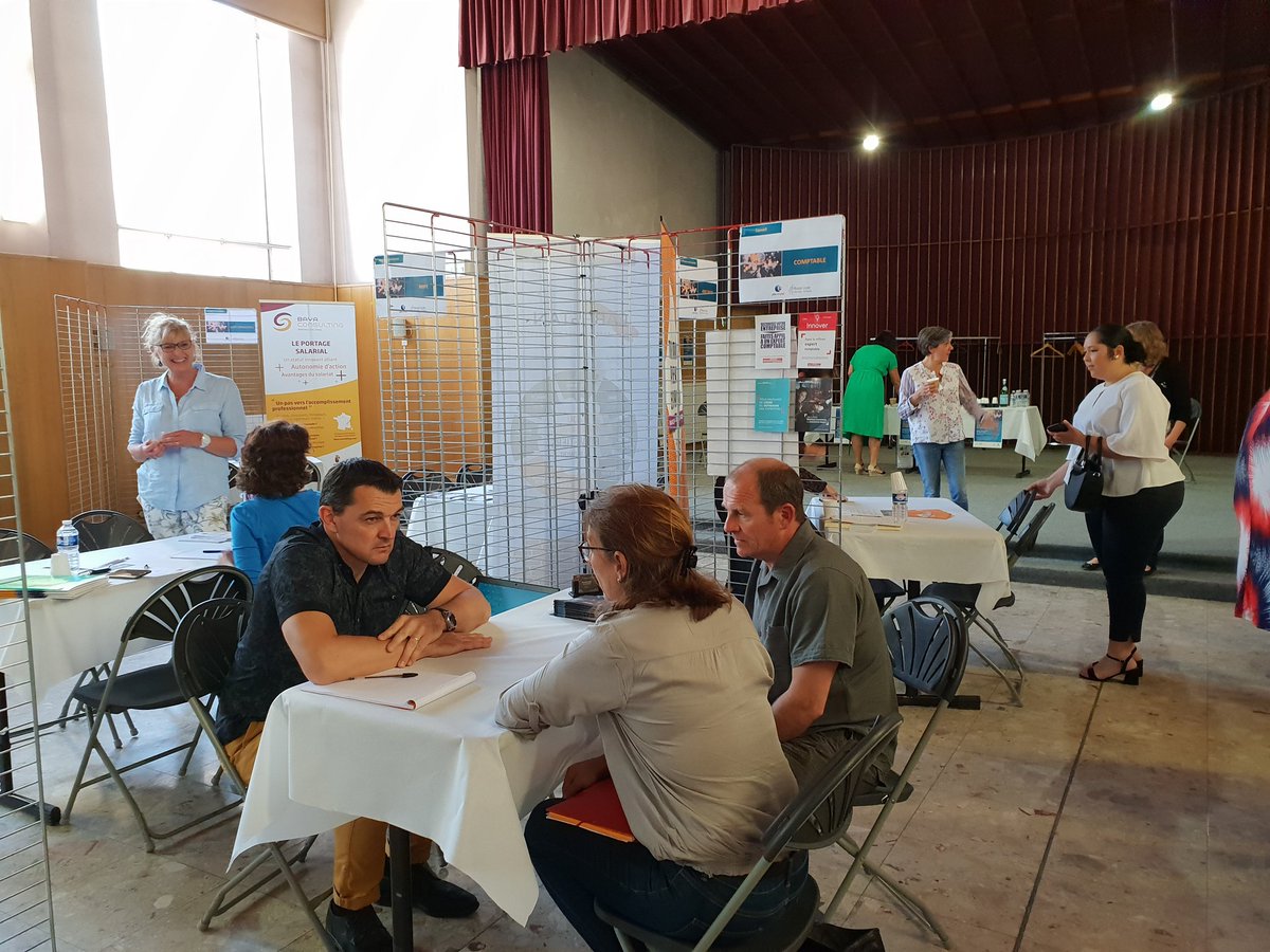 En direct du rendez vous de la création d'entreprise à #Albertville organisé par le pôle emploi Albertville et la <a href="/mlj_tarentaise/">MLJAT</a>.