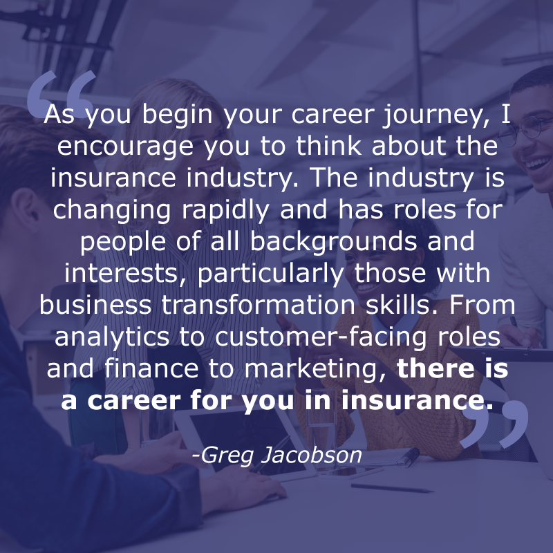 JacobsonCareers's tweet photo. How can you make a difference and find a meaningful #careerpath that matches your skills and interests? Co-CEO Greg Jacobson answered questions like this and more in his #OpenLetterToCollegeGraduates: https://t.co/w1r9rheWid #InsuranceCareersMovement #insurancecareers https://t.co/1BhcBX9Mzl