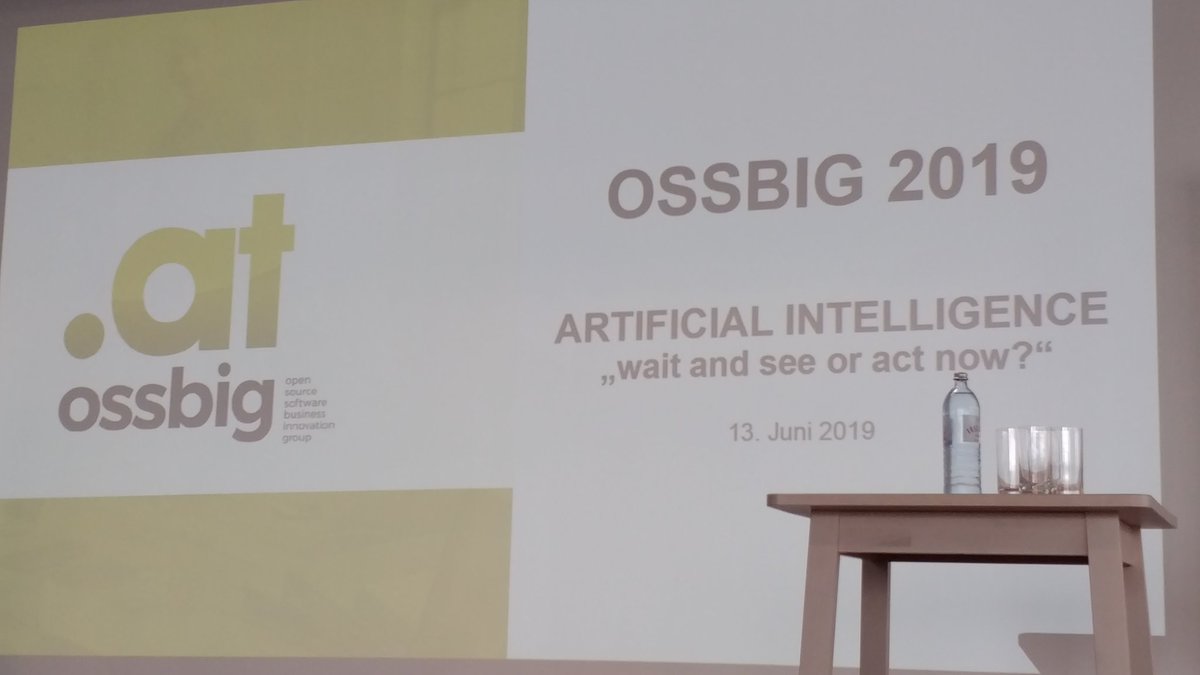 pma_lex's tweet photo. "In der AI findet die meiste Innovation im Bereich Open Source statt" Die #OSSBIG2019 beschäftigt sich mit dem Thema #AI - das wir auch bei #pmafocus19 bearbeiten. https://t.co/u7M5dJ5lCC