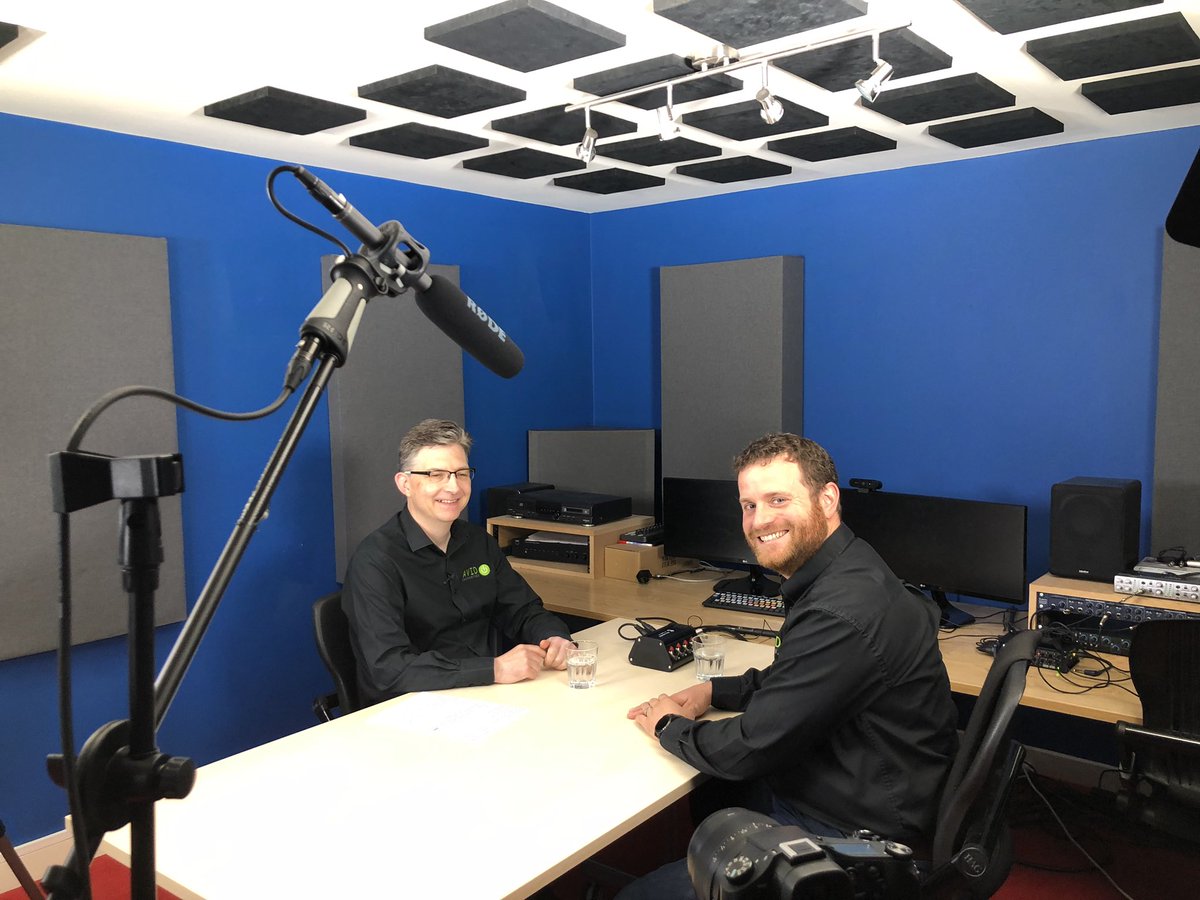 acexryan's tweet image. Proper studio today @TLMultimedia with the brilliant @timiceton from @AVIDTechnology1 #electrification #avidtech #podcasting #contentcreation