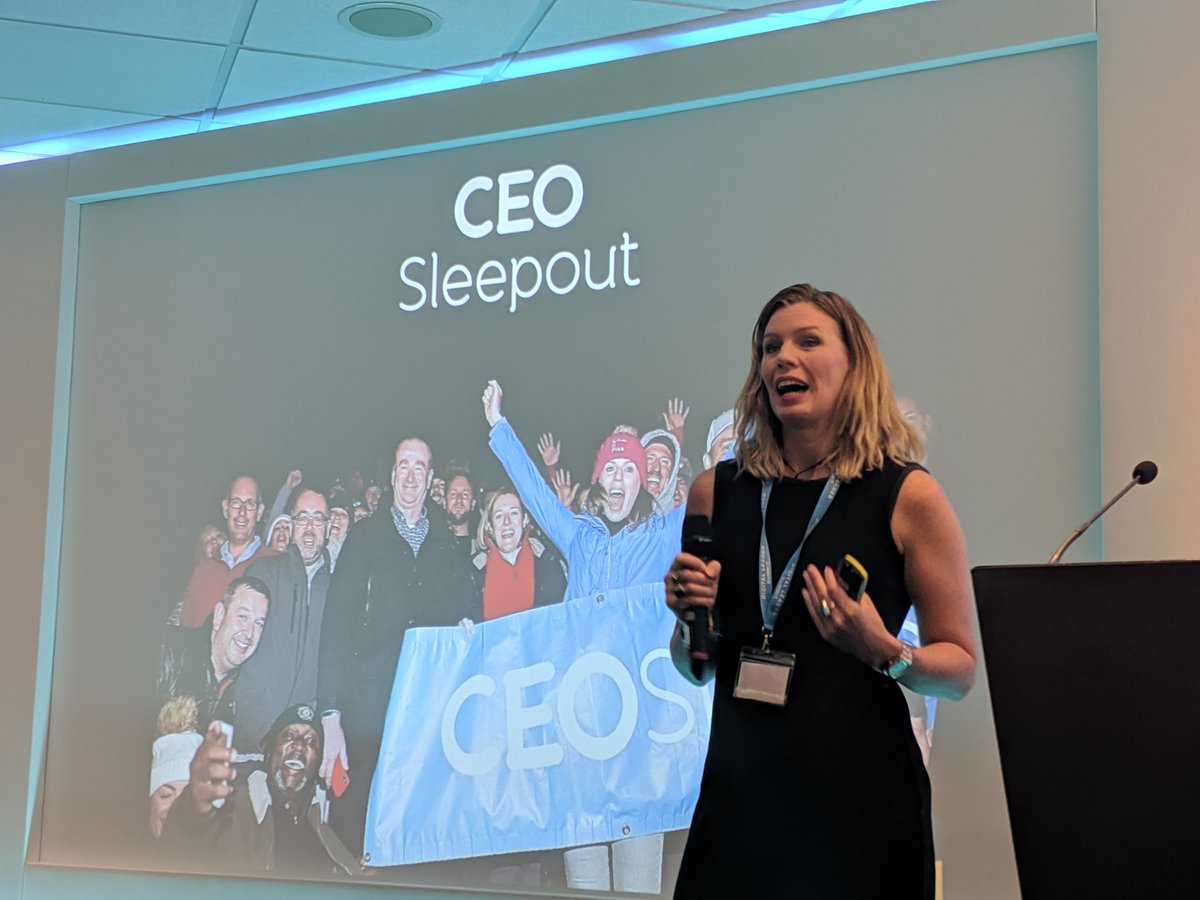 andcooke1's tweet photo. @biancarobinson speaking passionately about #compassionateleadership #responsiblebusiness and the @CEOSleepout at #DigitalLeaderSummit https://t.co/V1ray0y00r