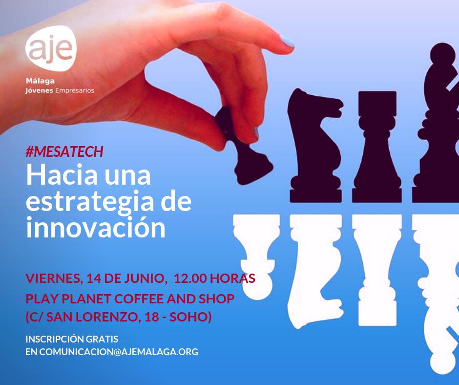 ajemalaga's tweet photo. ¡Nos vemos mañana! #MESATECH en PLAY PLANET
¡Os invitamos a innovar jugando!
🗓Viernes, 14 de junio
⏰12.00 horas
📍PLAY PLANET Coffee & Shop(Calle San Lorenzo, 18)
Coordinado por nuestro compañero @ignacio_conejo 📲comunicacion@ajemalaga.org #AJEmásCerca https://t.co/2G9EpOIhKf