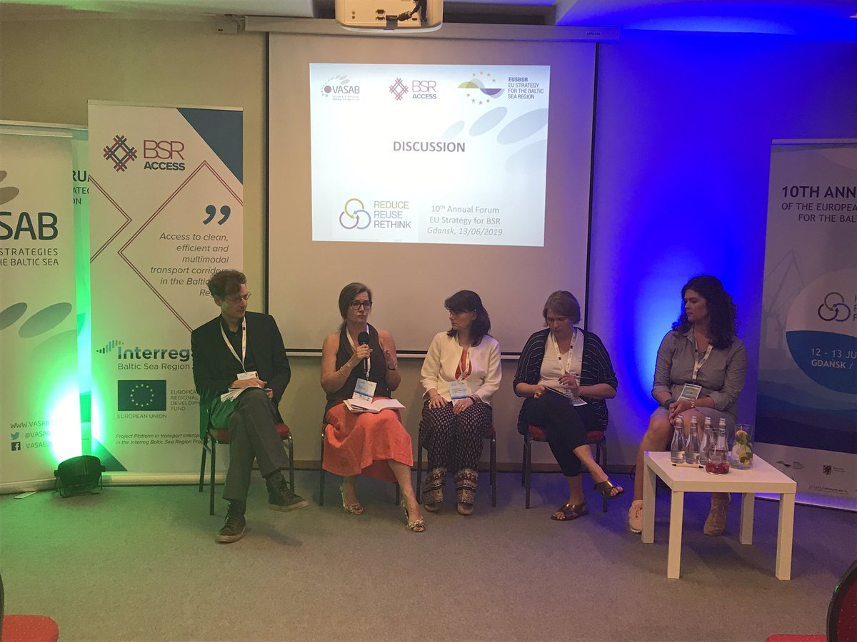 GrrsInga's tweet photo. @MallaPaajanen emphasizing the need for silo-breaking in policy-making framework at @VASAB_org plenary session @EUSBSR annual forum #BSRAccess #EUSBSRforum2019 #ReduceReuseRethink https://t.co/ZJ1kCADucF