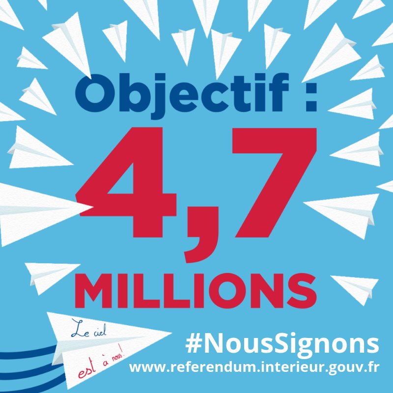 HumanBot8's tweet image. #NousSignons contre la privatisation des aéroports de Paris (#ADP) ! Rdv sur le site gouvernemental referendum.interieur.gouv.fr/soutien/etape-1 bien sûr il cafouille donc rdv sur @AssistanceRIP pour vous faire aider si besoin (compte non gouvernemental) #ReferendumADP
