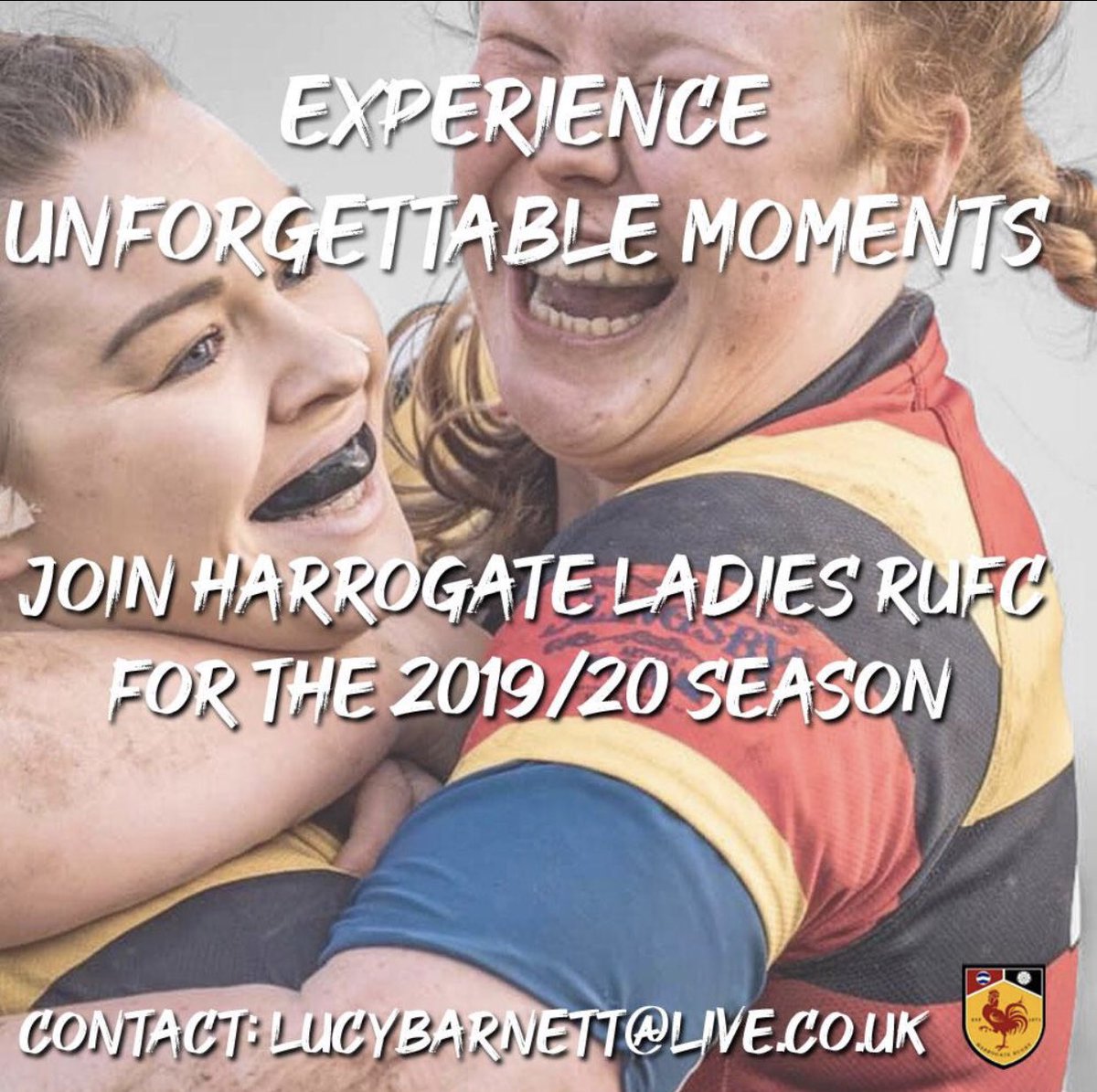 HarrogateLRUFC's tweet photo. Experience unforgettable moments: Harrogate ladies’ pre season training for all experience levels and abilities starts on Tuesday 2nd of July!
Welcome BBQ after our second session on Thursday 4th July ❤️🖤💛
#yrfu #competitiveplay #lilycomms #mkm #bluestone98 #akuma #slingsby https://t.co/vMQaR6n3bF