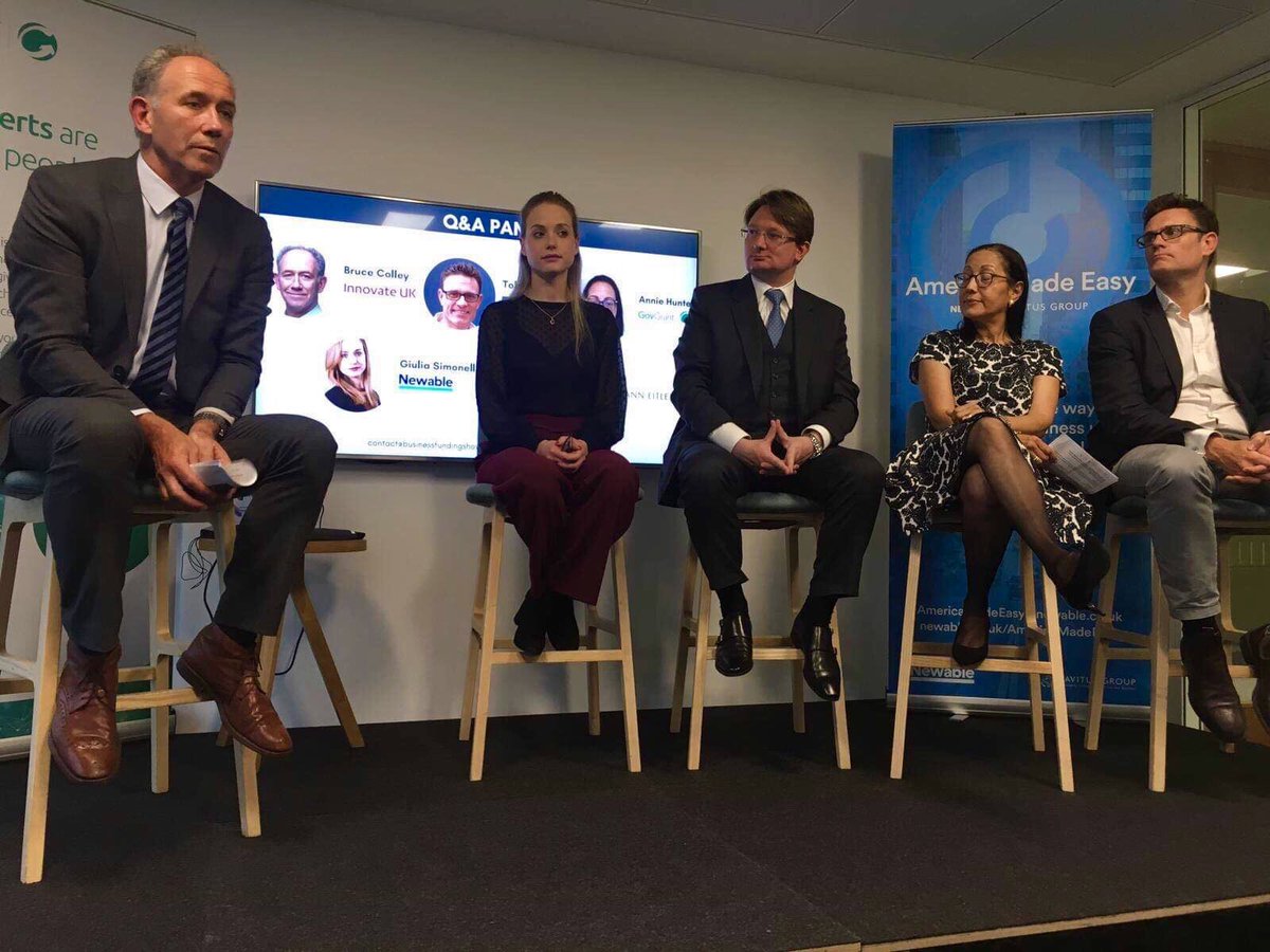 GiuliaSimo89's tweet photo. Discussing funding opportunities for SMEs at the @bizfundingshow event “Funding for Innovation” in collaboration with @GovGrantUK! #een #innovation #EENCanHelp @Newable https://t.co/tMdDgsZtLz