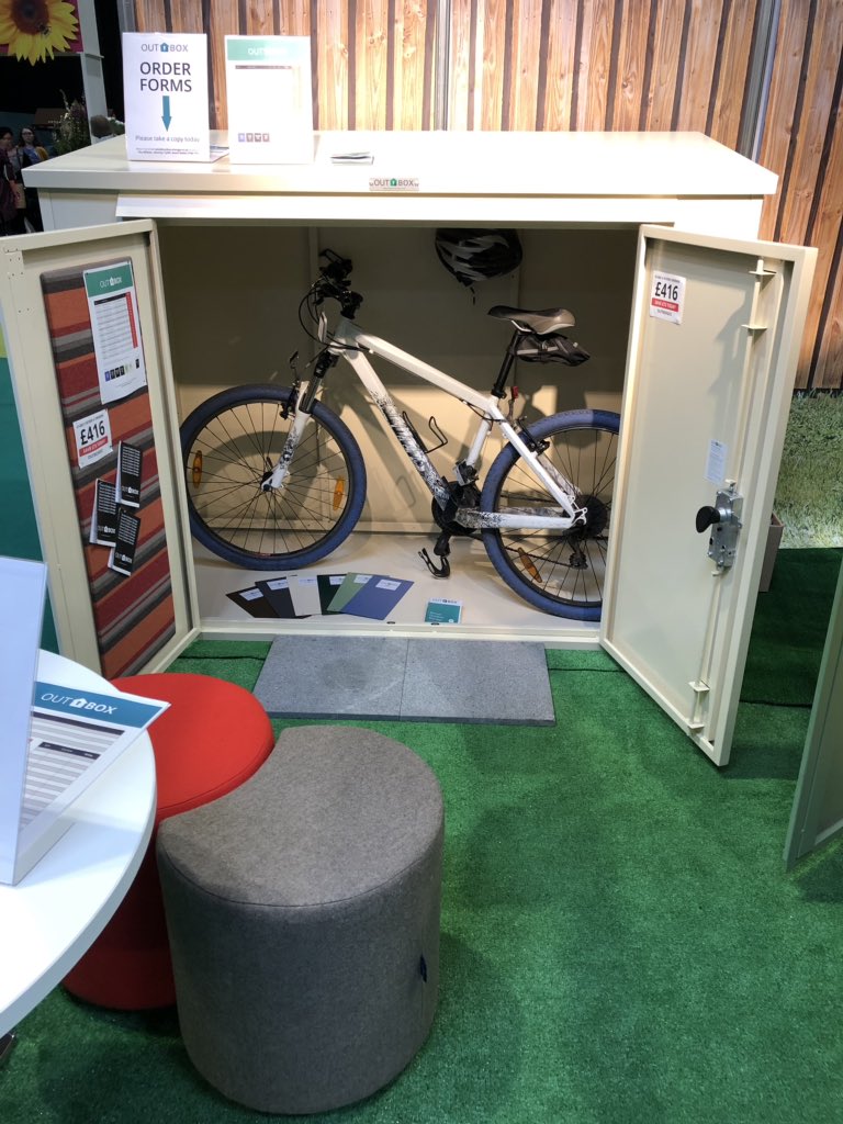 outboxsecure's tweet image. Ultimate secure bike storage @BBCGWLive #garden #bike
