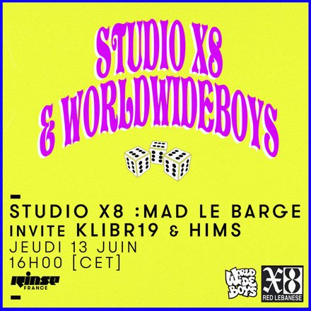 RinseFrance's tweet photo. Deuxième heure d'émission @nowadaysrecords toujours en compagnie de @Jumoproject !

🎶
https://t.co/rChqeGOhs3

Ensuite vous êtes avec l'émission du #StudioX8 jusqu'à 18h !

#verrouillé 🔒>>>https://t.co/GnEXqQ5YAj https://t.co/INIjYdRuG7