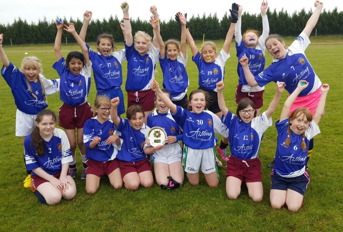 presprimthurles's tweet photo. Two trophies won after a very enjoyable day at the @TipperaryLadies School Football Blitz in Littleton today.  🏆🏆 https://t.co/greRIkjBhE